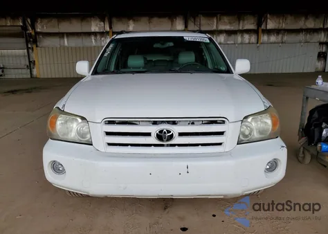 2005 Toyota Highlander Limited z USA, uszkodzony, nr VIN JTEDP21A550082407